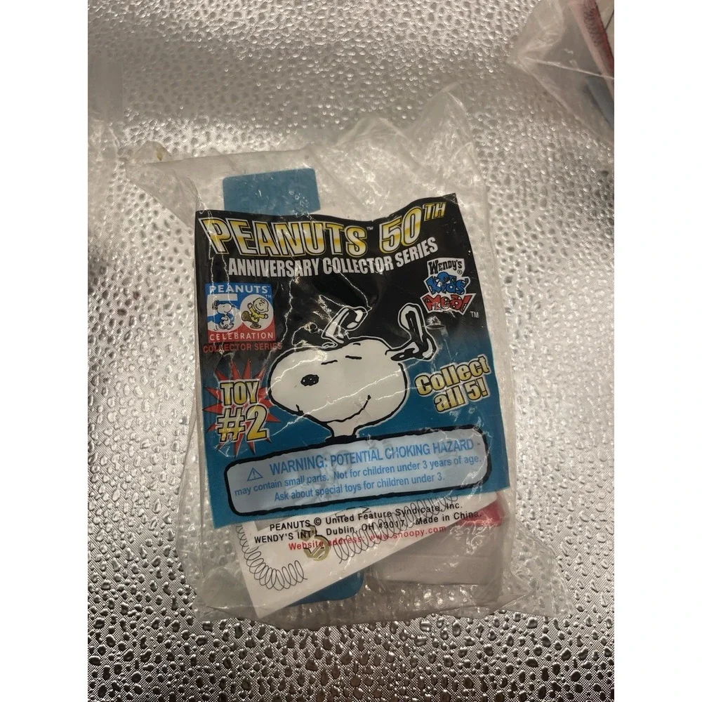 Peanuts Collectible Snoopy 1999 50th Celebration Pilot Dog House & Base 4.5